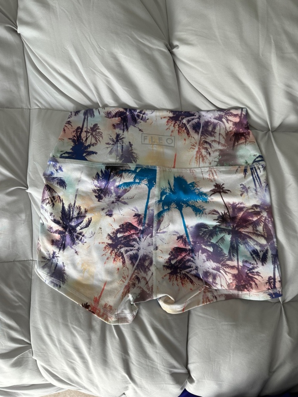 Fleo Palm tree print true High shorts True High  contour